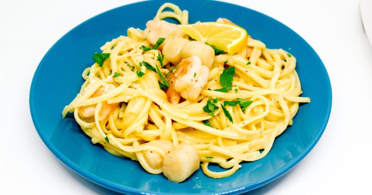 Shrimp and Scallop Scampi